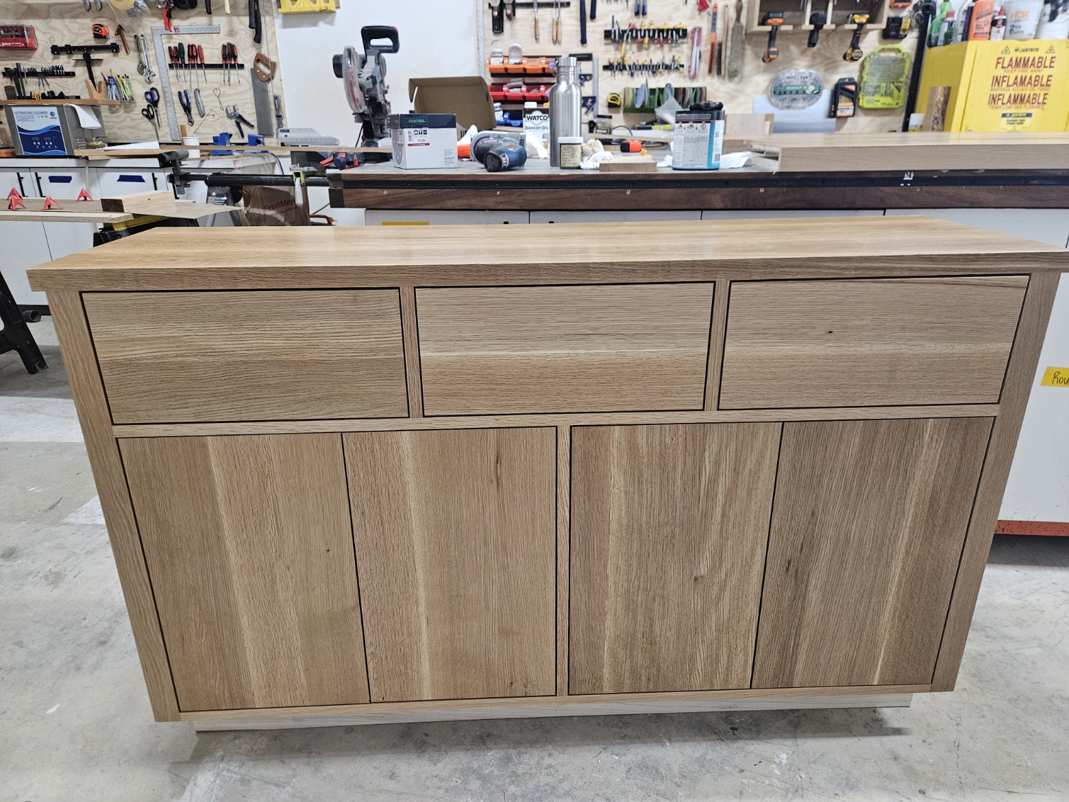 White Oak Cabinet