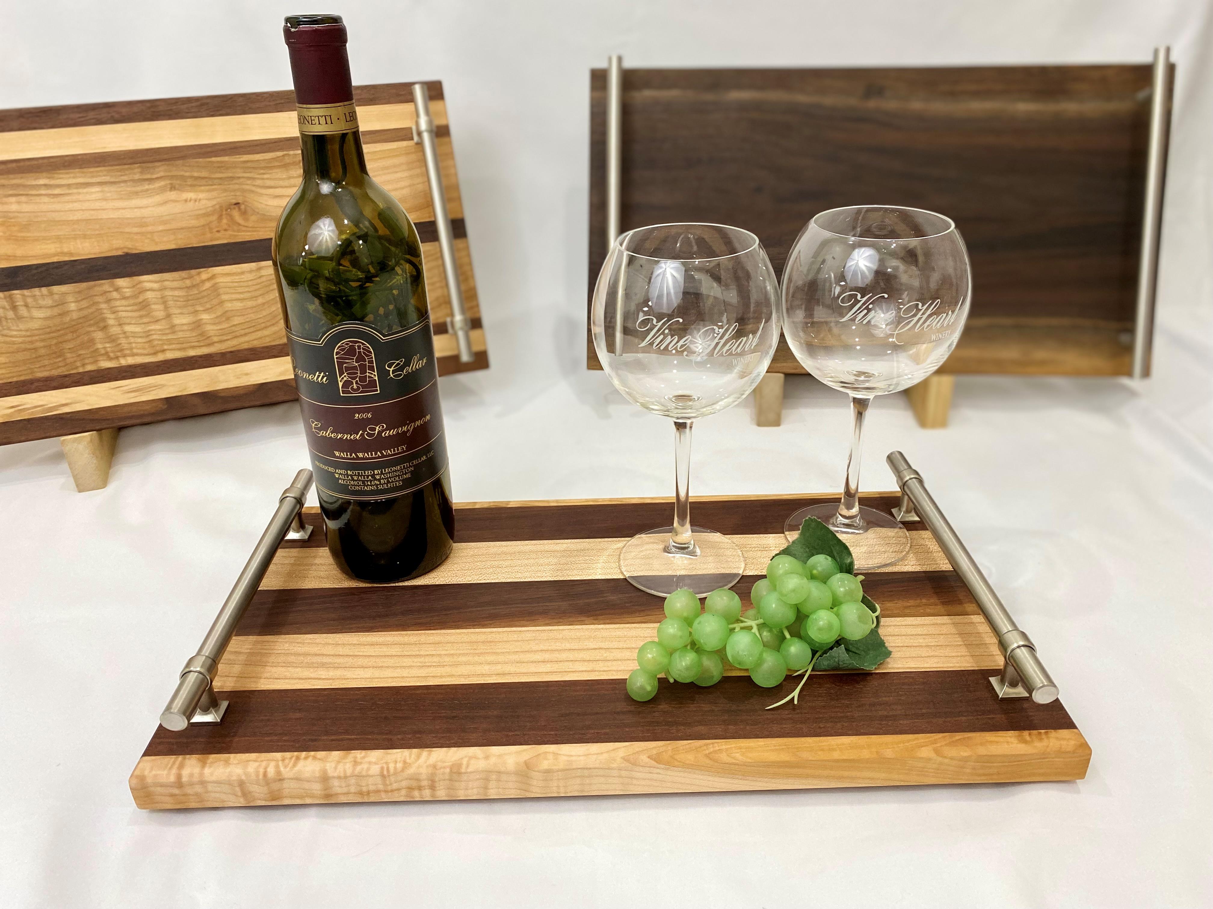 Butcher Block Walnut & Maple Charcuterie Board