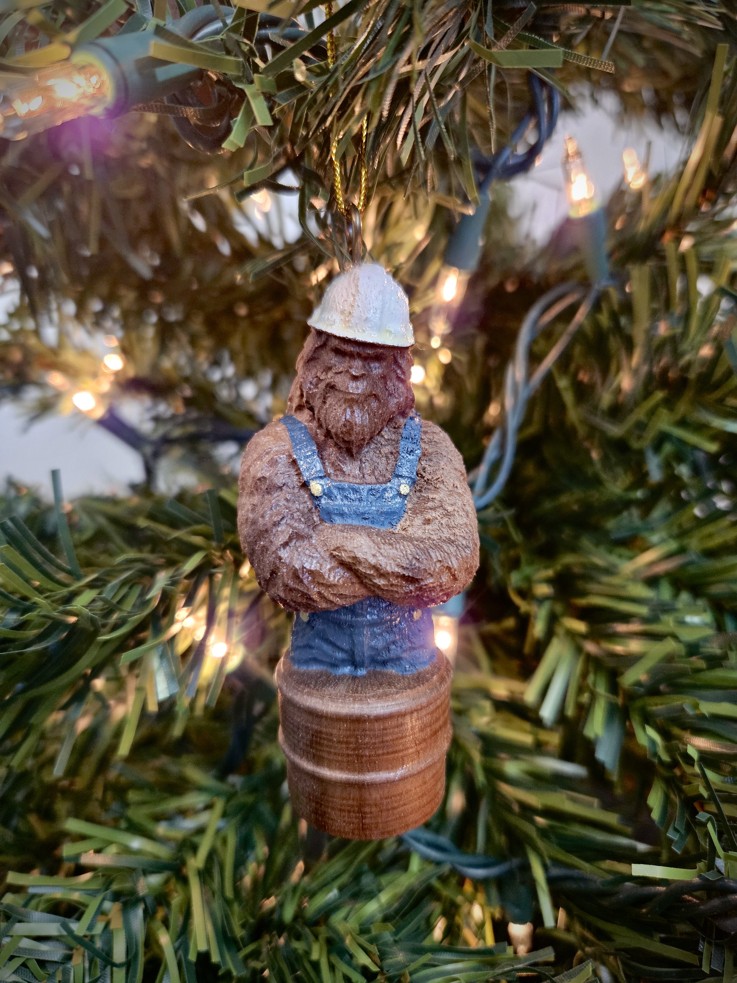 Construction Worker Ornament