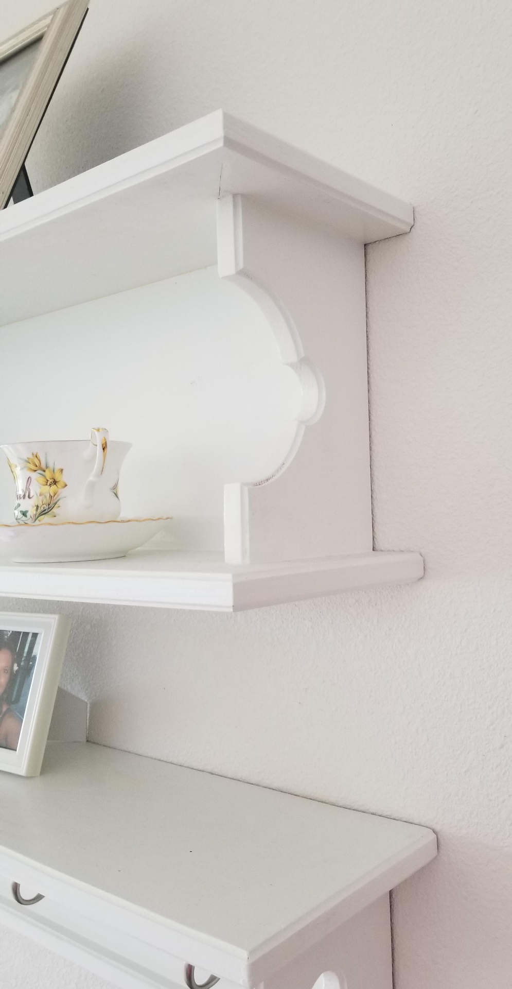 Double Shelving Unit with Hooks